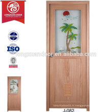 China Cheap Custom Plastic Doors pour toilette ou salle de bain ou cuisine